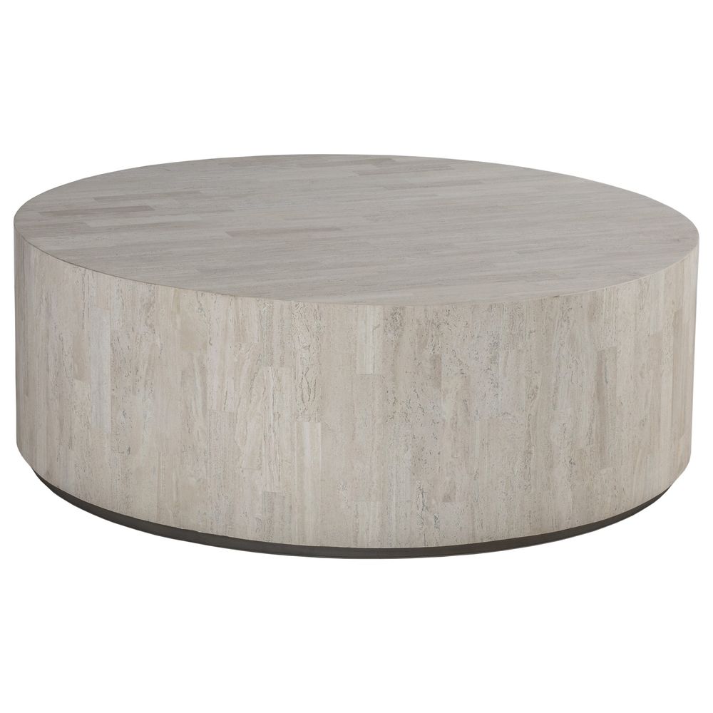 Coffee Tables Cassio Round Cocktail Table - Creamy White