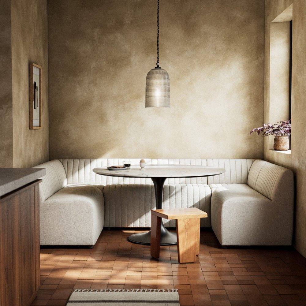 Banquettes Alexander Dining Banquette, U Shape - Capri Oatmeal