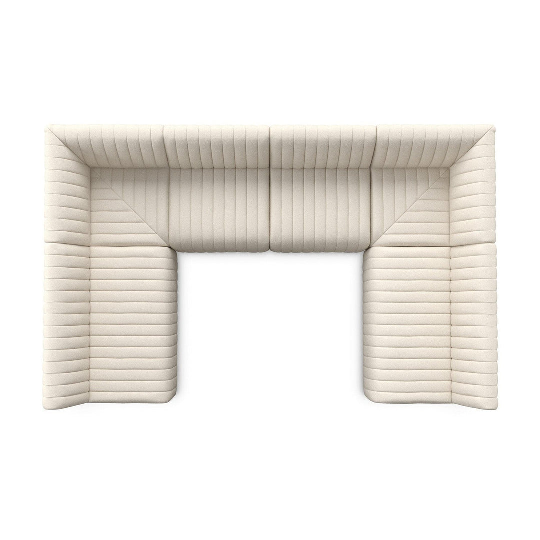 Alexander Dining Banquette, U Shape - Capri Oatmeal