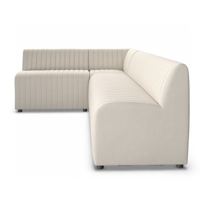 Alexander Dining Banquette, L-Shape - Capri Oatmeal