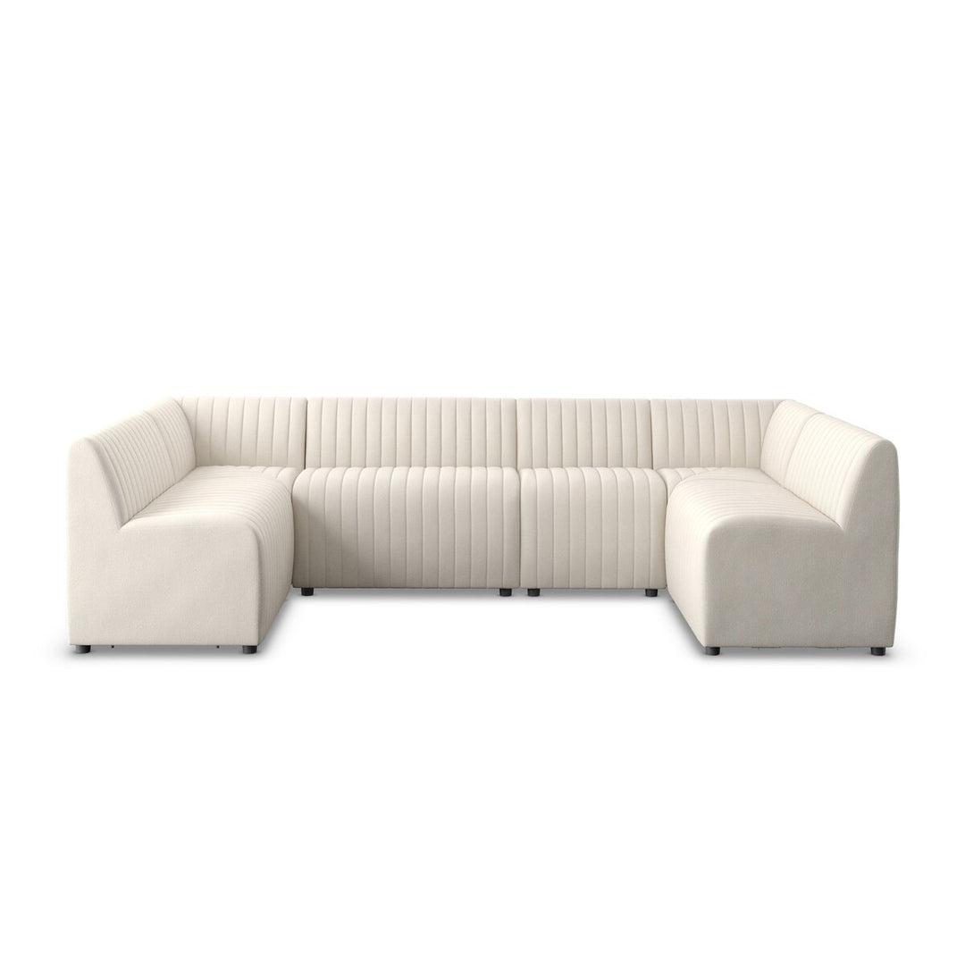 Donovan Dining Banquette, U Shape - 119.5" - Capri Oatmeal