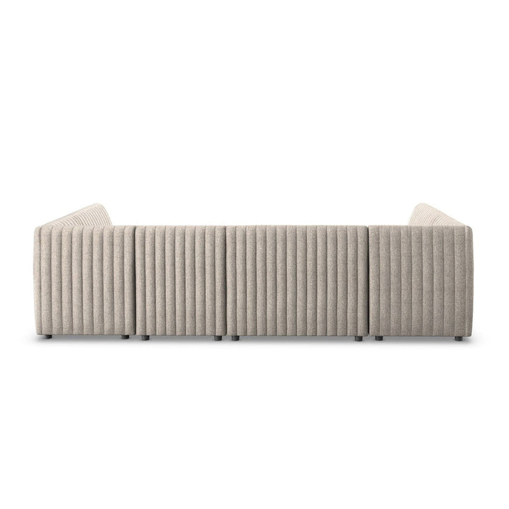 Alexander Dining Banquette, U Shape - Orly Natural - 119.5"