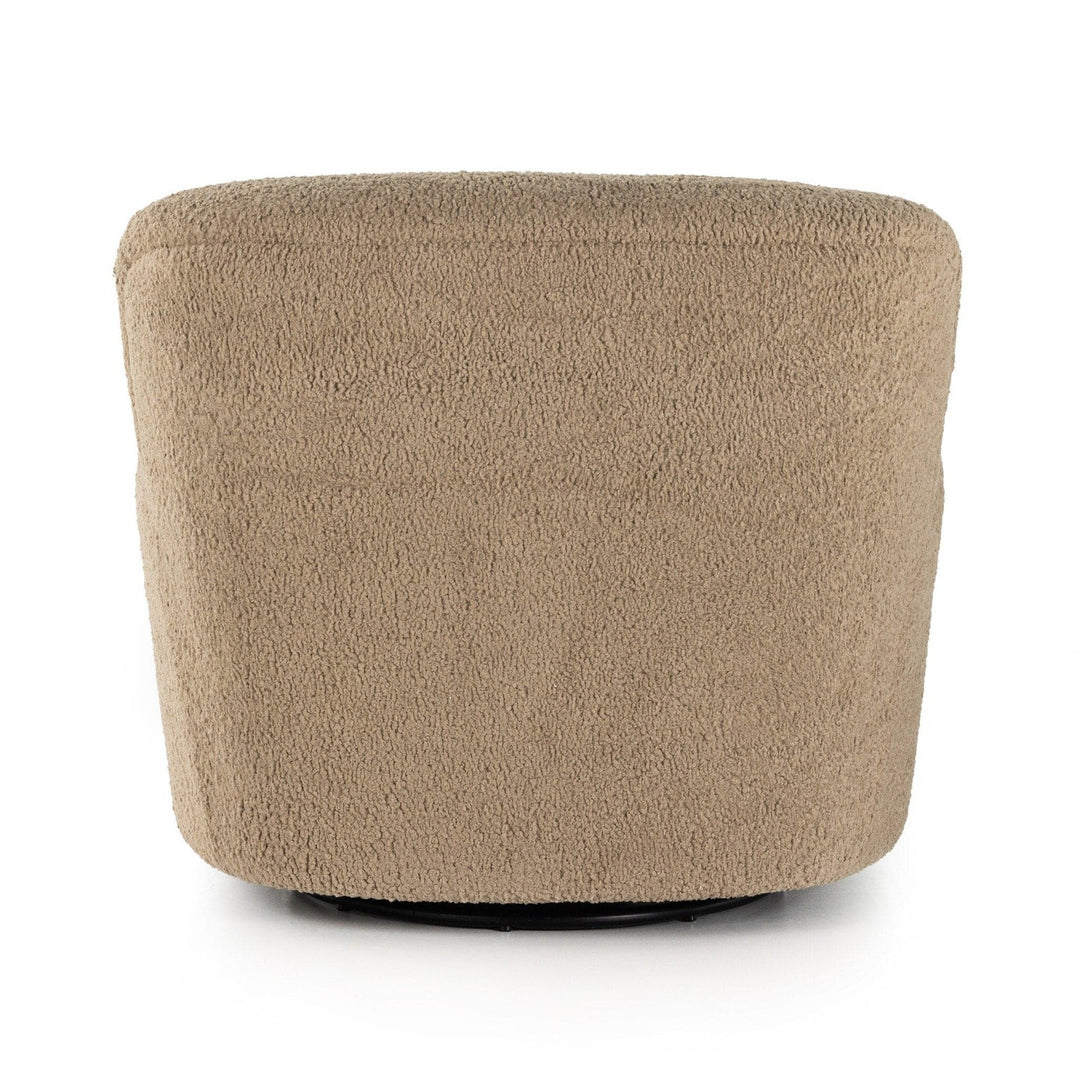 Kaden Swivel Chair - Sheepskin Camel