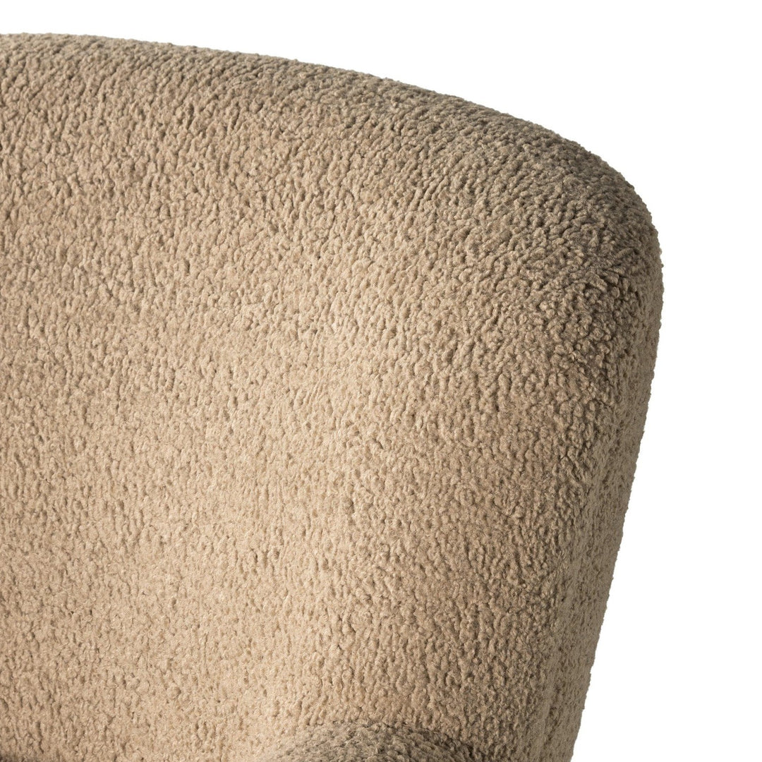 Kaden Swivel Chair - Sheepskin Camel