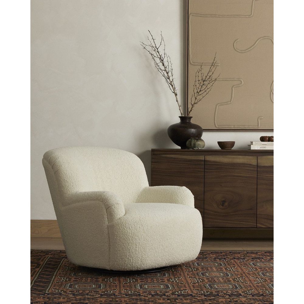 Lounge Chairs Haviland Swivel Chair - Sheepskin Natural