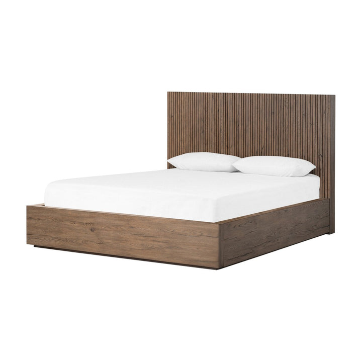 Levi Bed - King - Rustic Grey