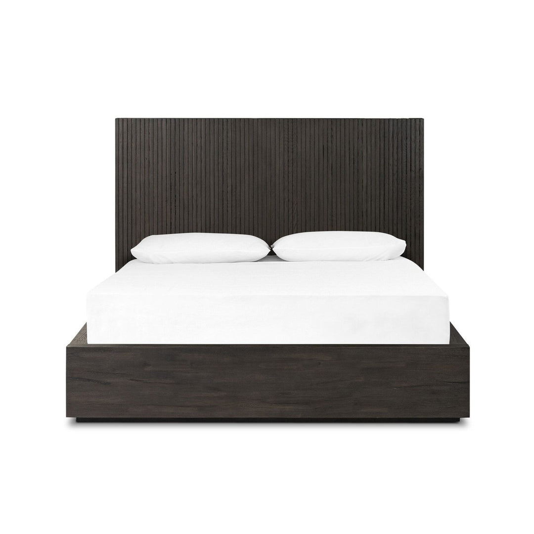 Levi Bed - Queen - Smoked Black