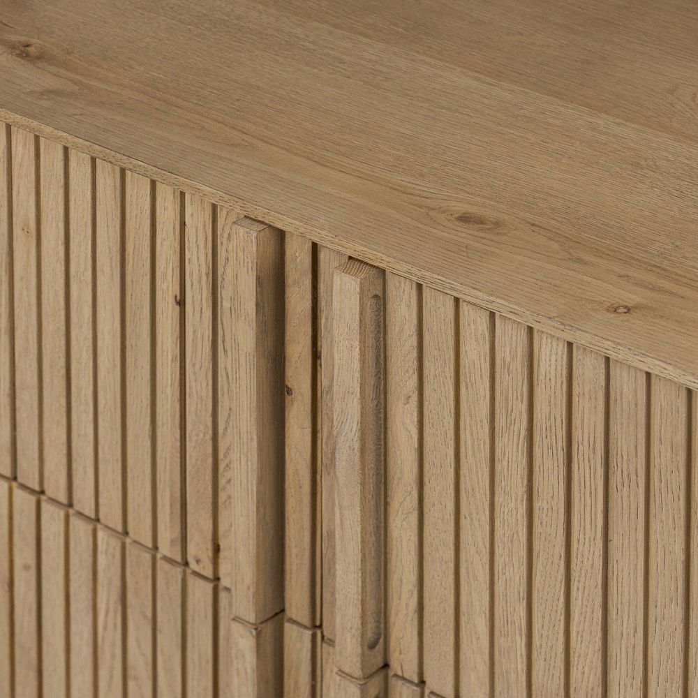 Leo 6 Drawer Dresser - Rustic Light Natural Oak