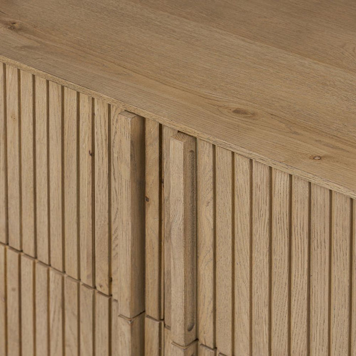 Leo 6 Drawer Dresser - Rustic Light Natural Oak