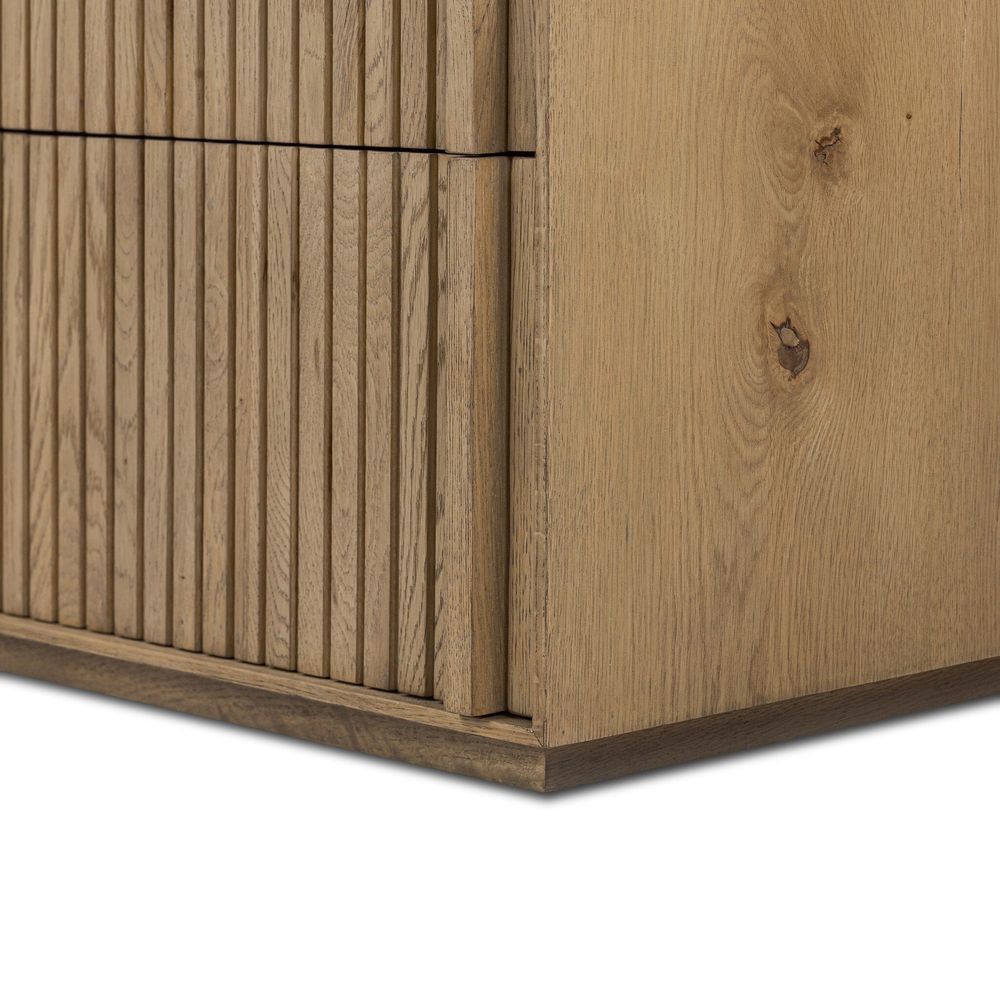 Leo 6 Drawer Dresser - Rustic Light Natural Oak