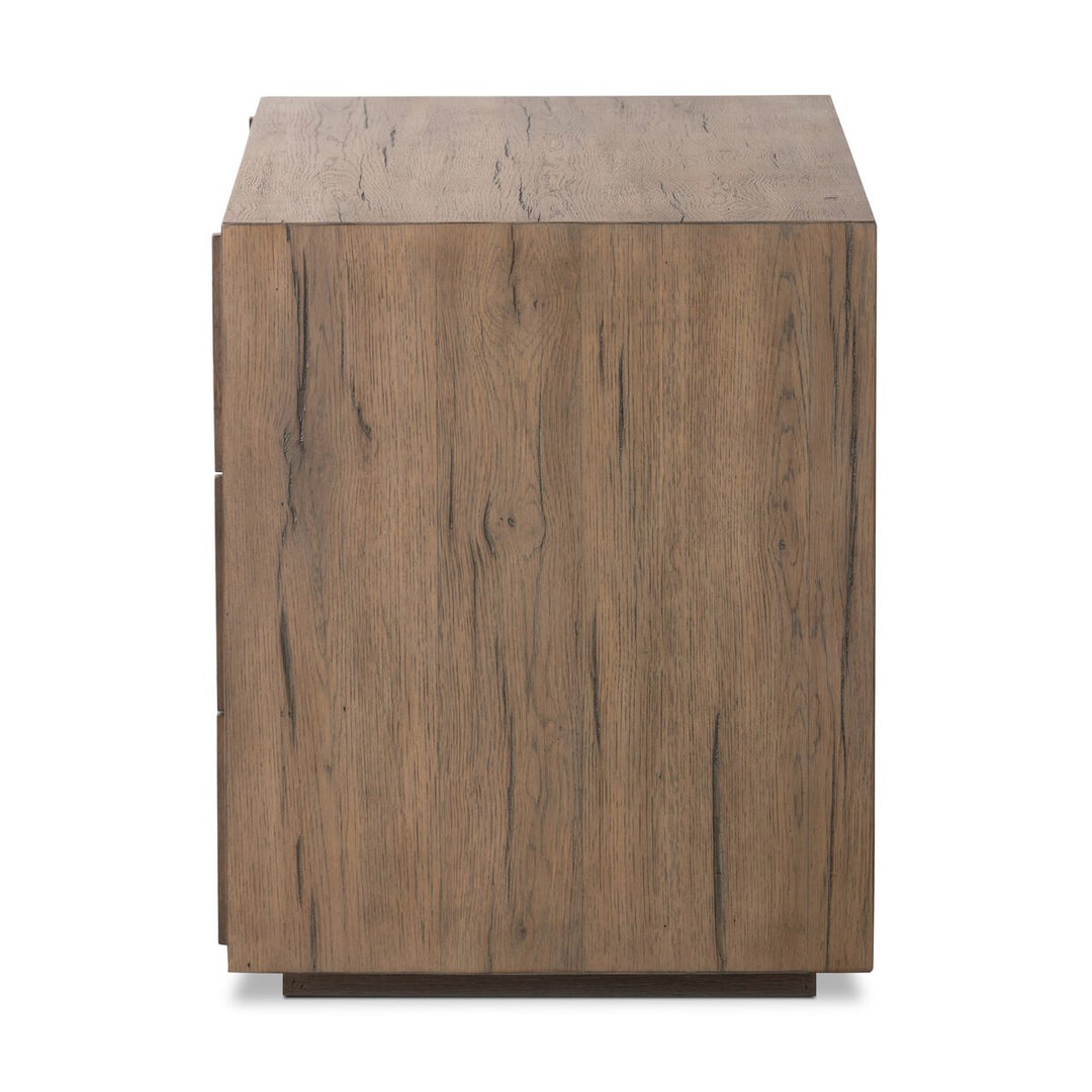 Theo Nightstand - Rustic Grey