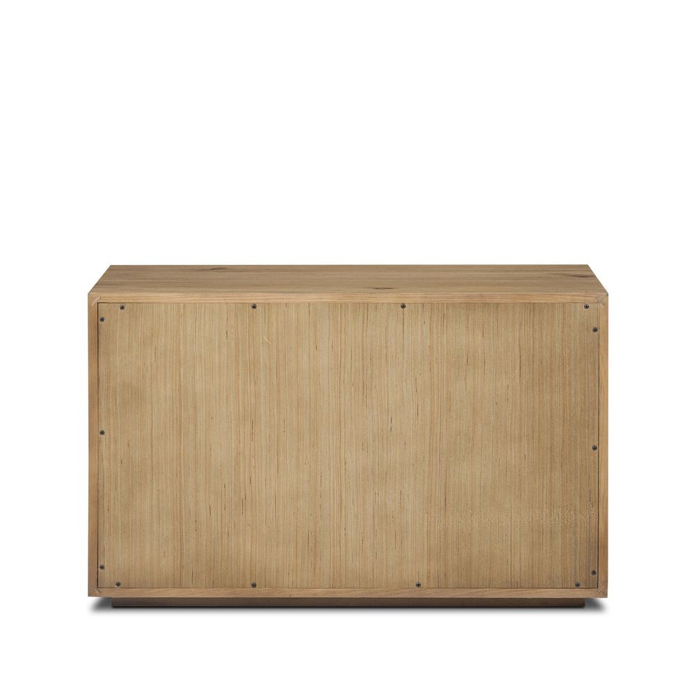 Leo Nightstand - Rustic Light Natural Oak Veneer