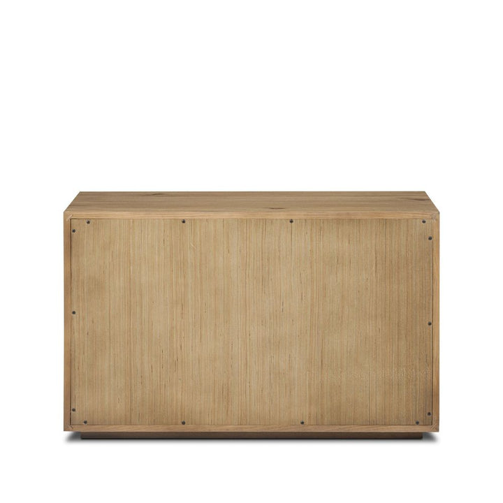 Leo Nightstand - Rustic Light Natural Oak Veneer