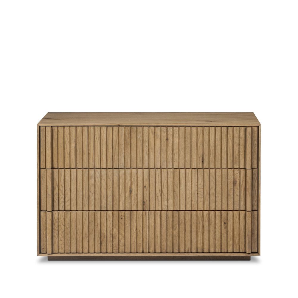 Nightstands Leo Nightstand - Rustic Light Natural Oak Veneer