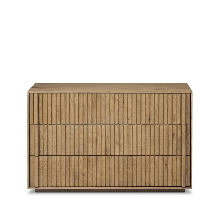 Nightstands Leo Nightstand - Rustic Light Natural Oak Veneer