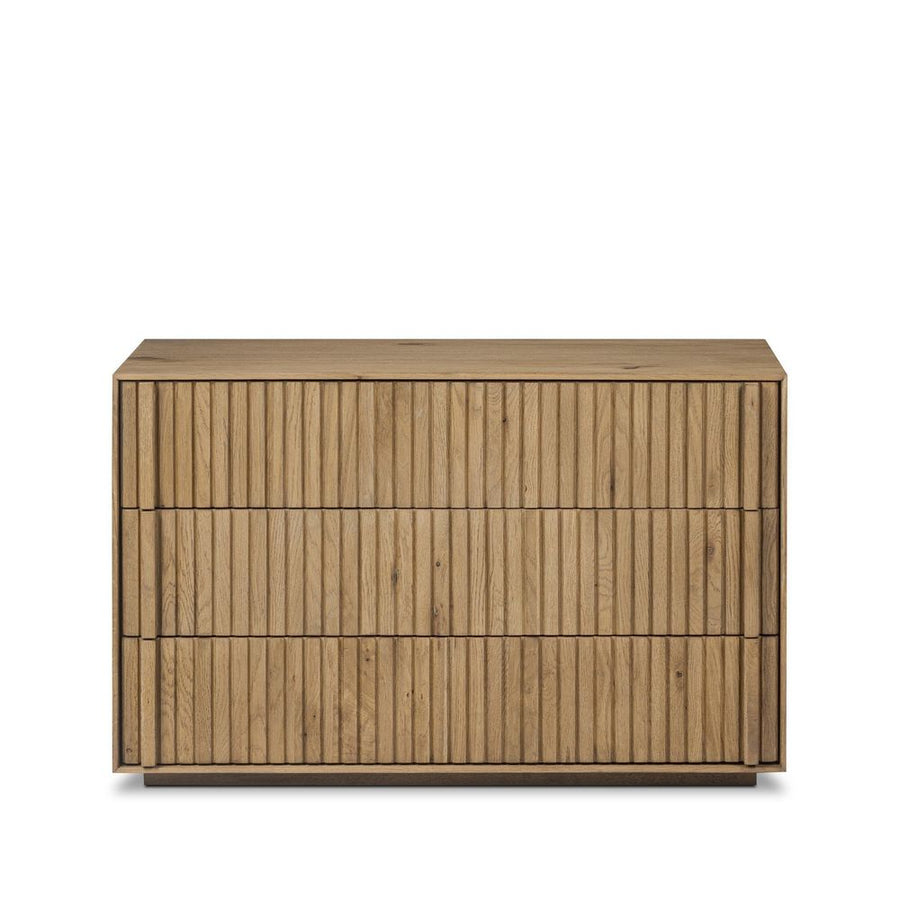 Nightstands Leo Nightstand - Rustic Light Natural Oak Veneer