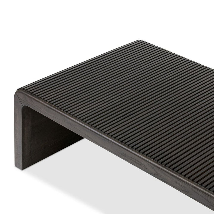 Leo Coffee Table: Smoked Black