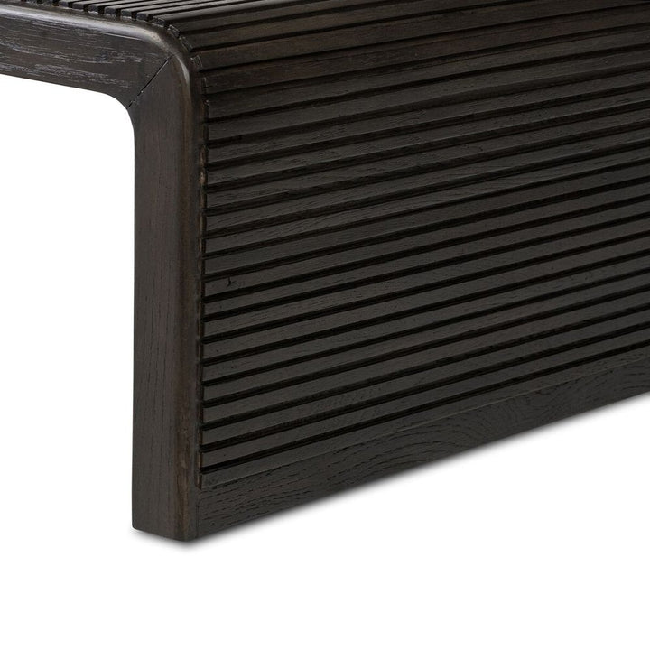 Leo Coffee Table: Smoked Black