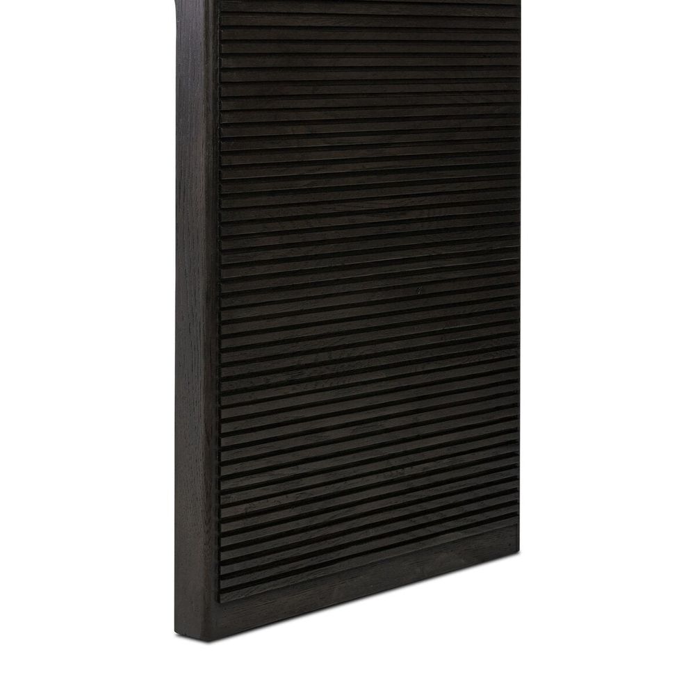 Leo Console Table: Smoked Black