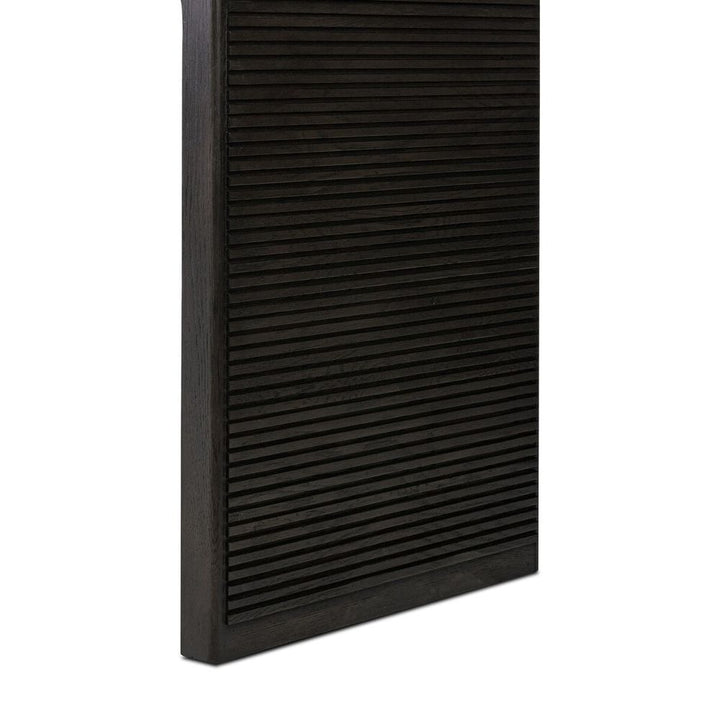 Leo Console Table: Smoked Black