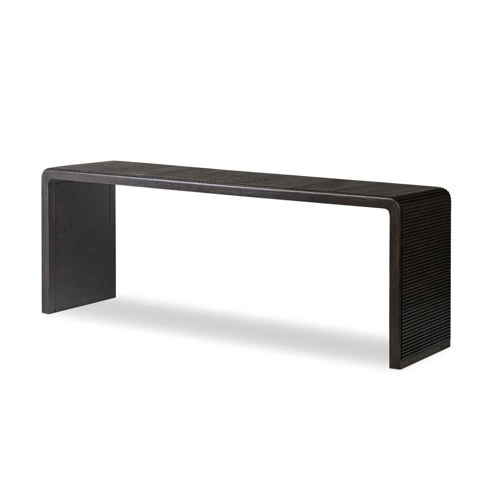 Console Tables Leo Console Table: Smoked Black