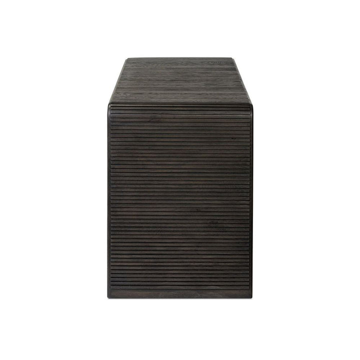 Leo Console Table: Smoked Black