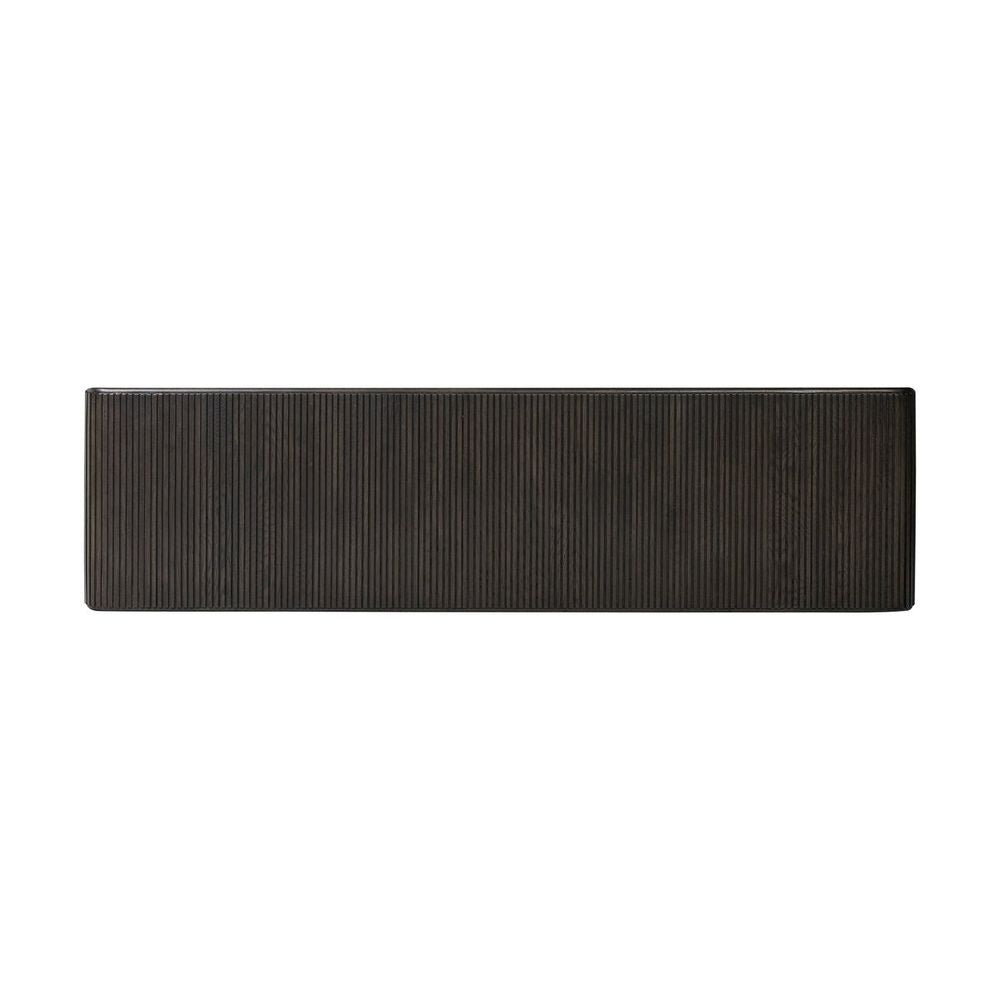 Leo Console Table: Smoked Black