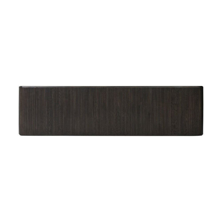 Leo Console Table: Smoked Black