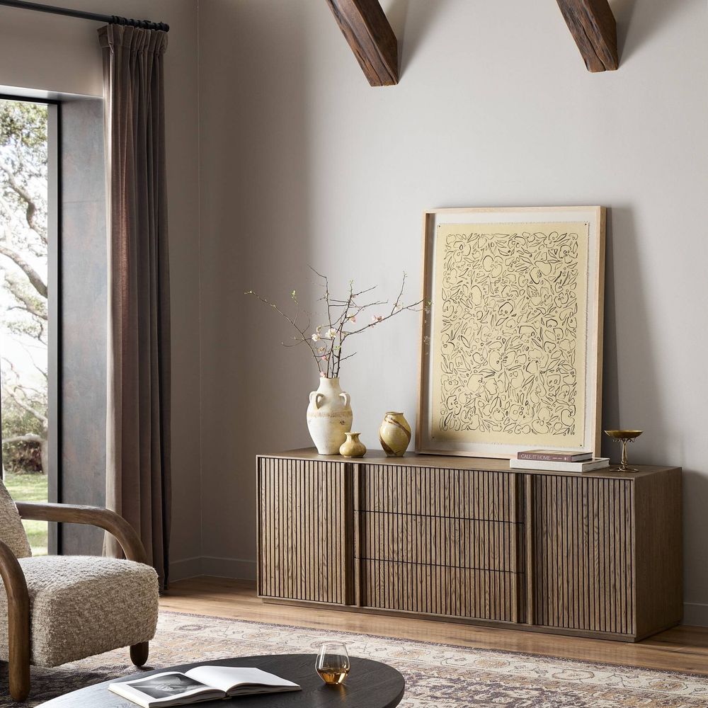 TV Stands & Media Consoles Leo Media Console - Rustic Grey