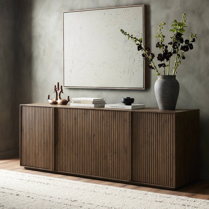 Levi Sideboard - Rustic Grey - Grey