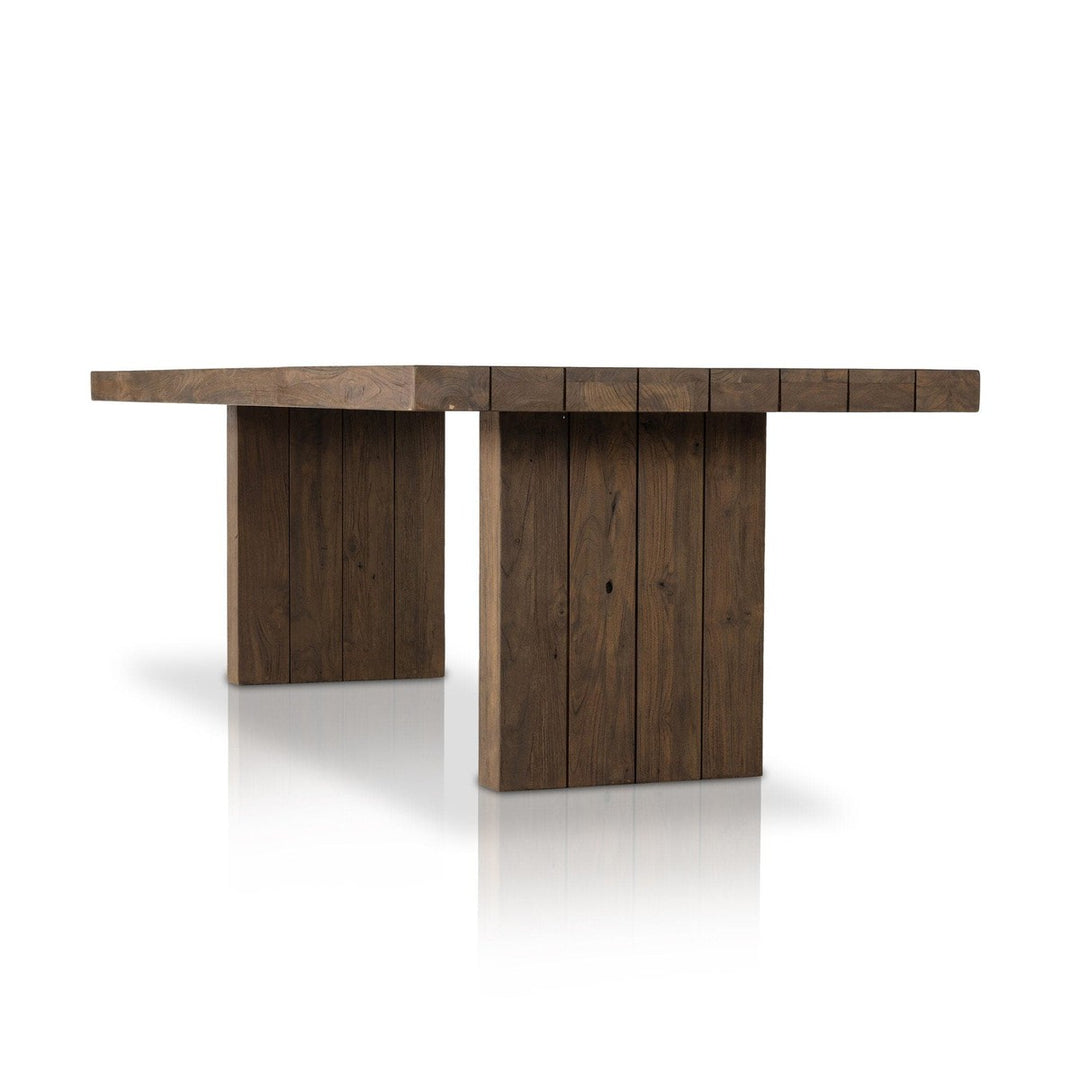 Elwood Outdoor Dining Table - Stained Heritage Brown-FSC