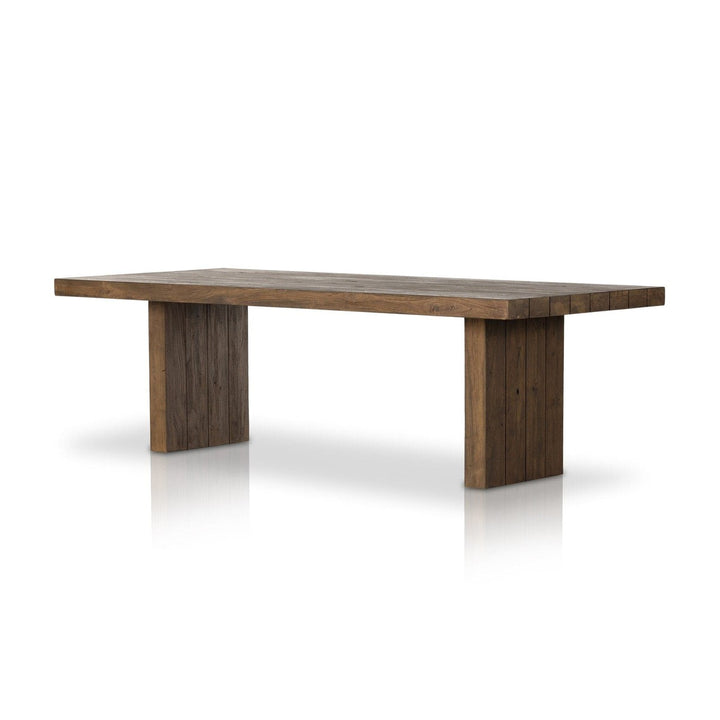 Elwood Outdoor Dining Table - Stained Heritage Brown-FSC