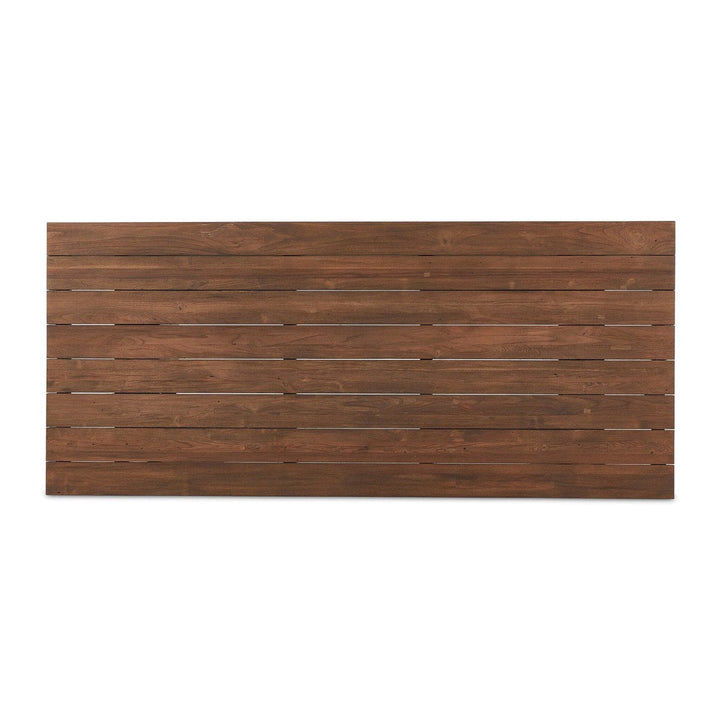 Elwood Outdoor Dining Table - Stained Heritage Brown-FSC