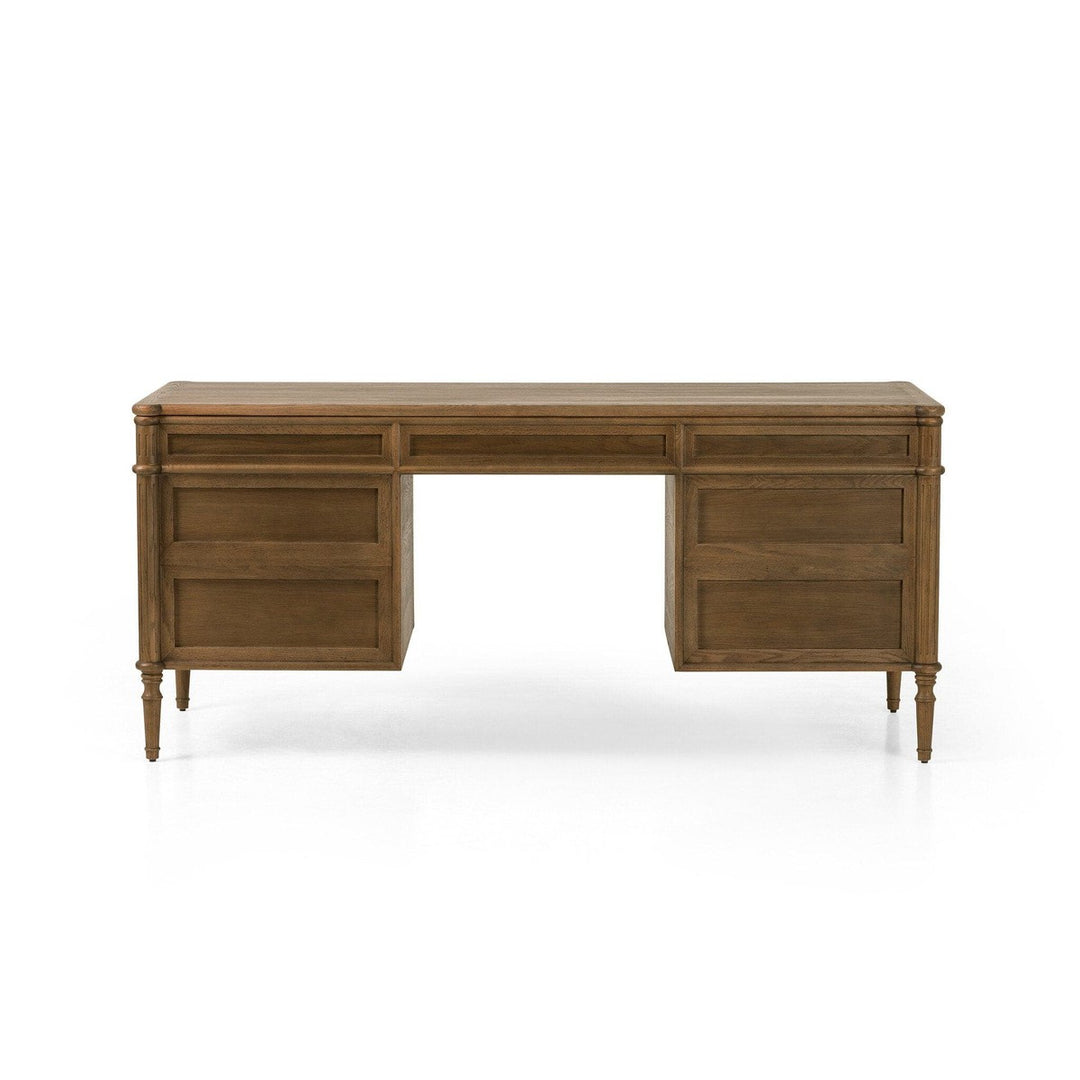 Marseille Executive Desk - Toasted Oak