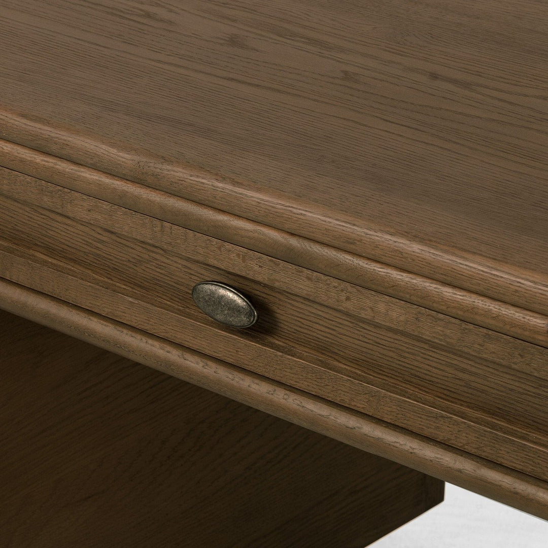 Marseille Executive Desk - Toasted Oak