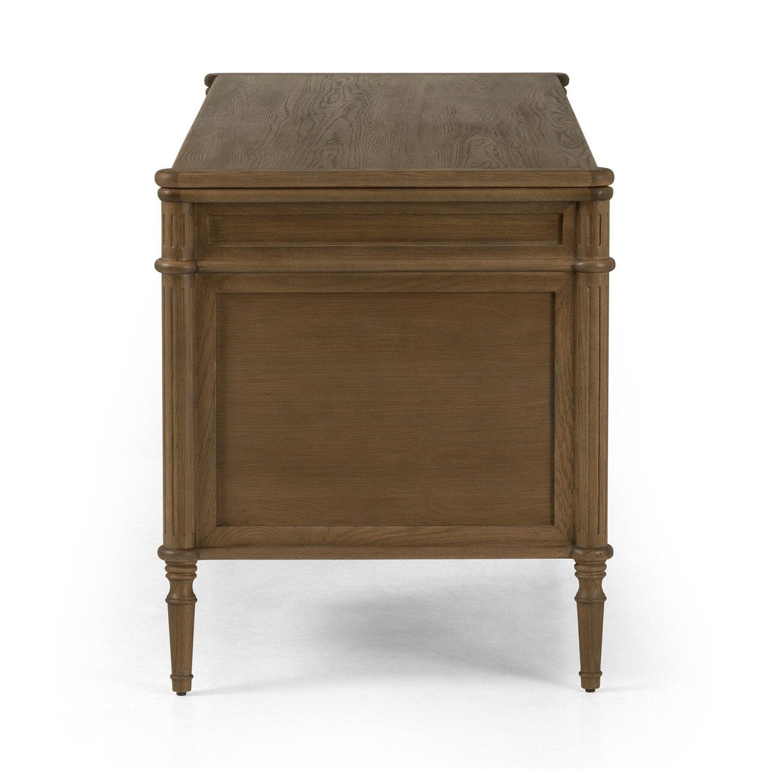 Marseille Executive Desk - Toasted Oak