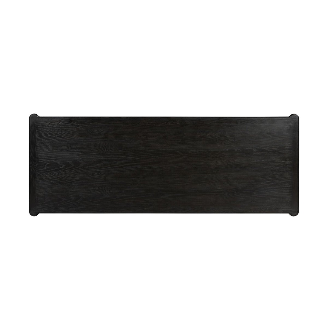 Marseille Executive Desk - Distressed Black