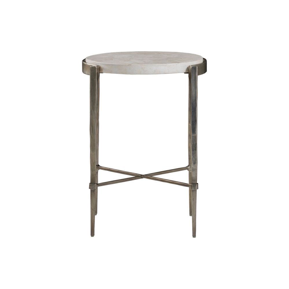 Side Tables Percival Accent Spot Table - Champagne