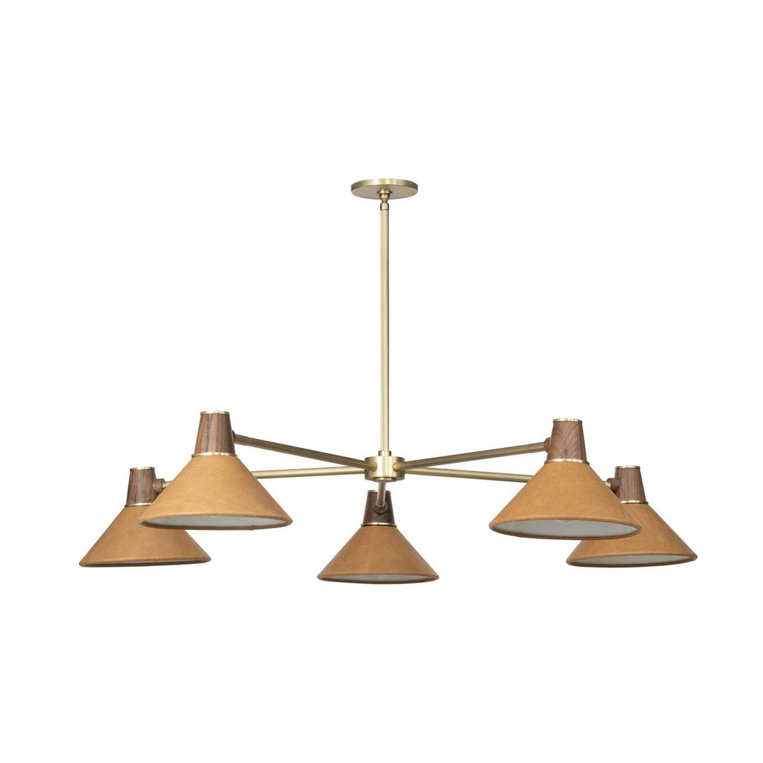 Hudson Chandelier - Aged Brass