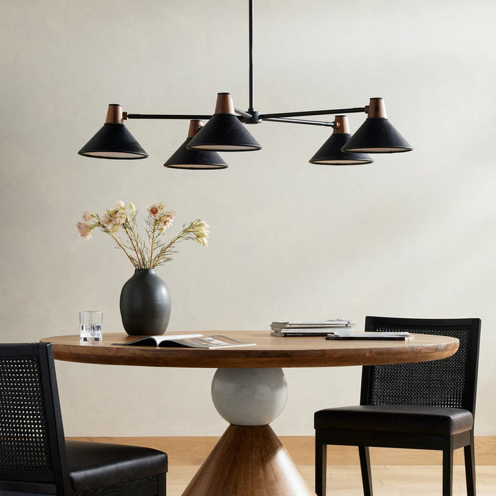 Hudson Chandelier - Powder Coated Black