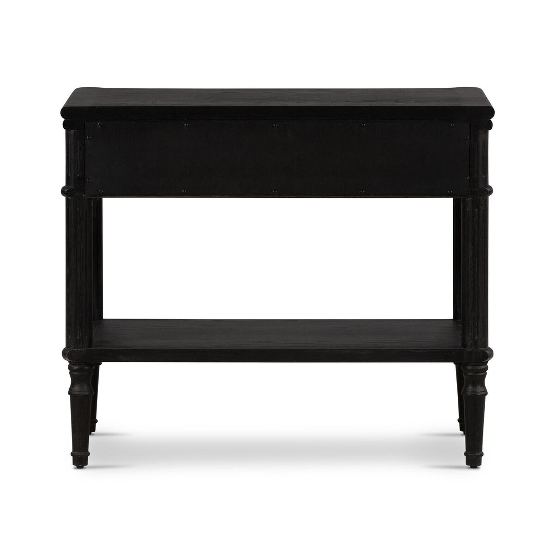 Marseille Nightstand - Distressed Black