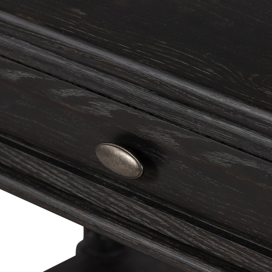 Marseille Nightstand - Distressed Black