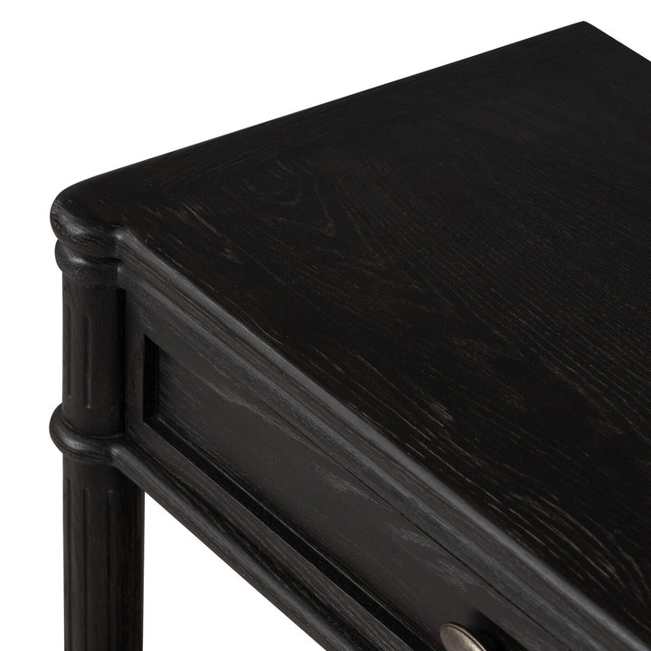 Marseille Nightstand - Distressed Black