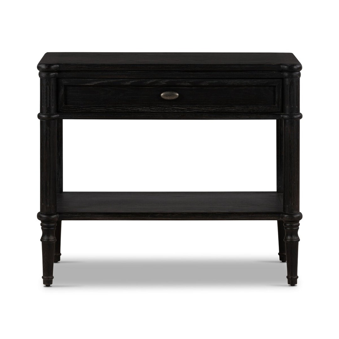 Marseille Nightstand - Distressed Black