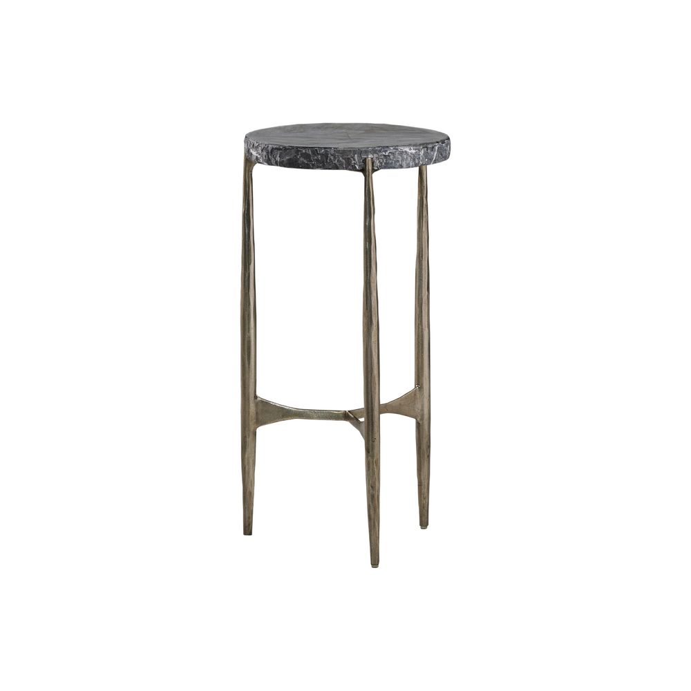 Side Tables Tybalt Spot Table - Silver Leaf