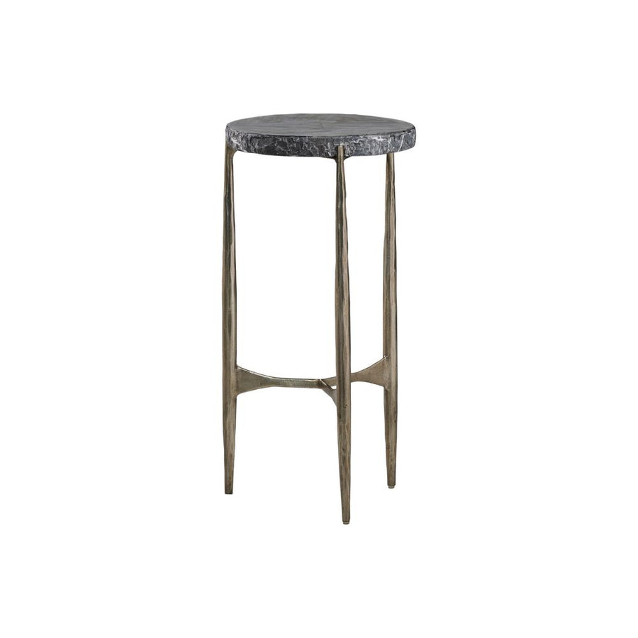 Side Tables Tybalt Spot Table - Silver Leaf