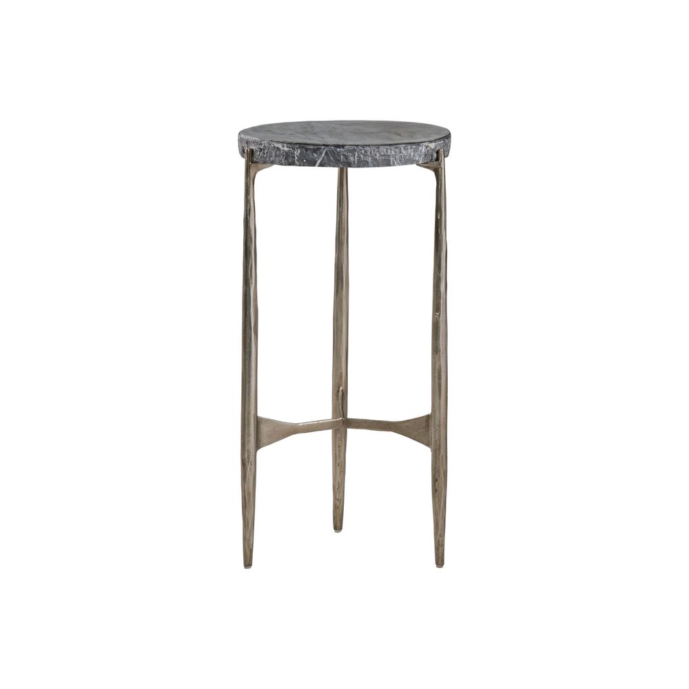 Side Tables Tybalt Spot Table - Silver Leaf