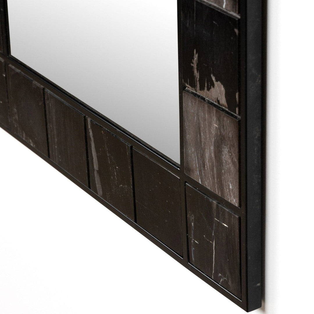 Sirius Mirror - Dark Petrified Wood