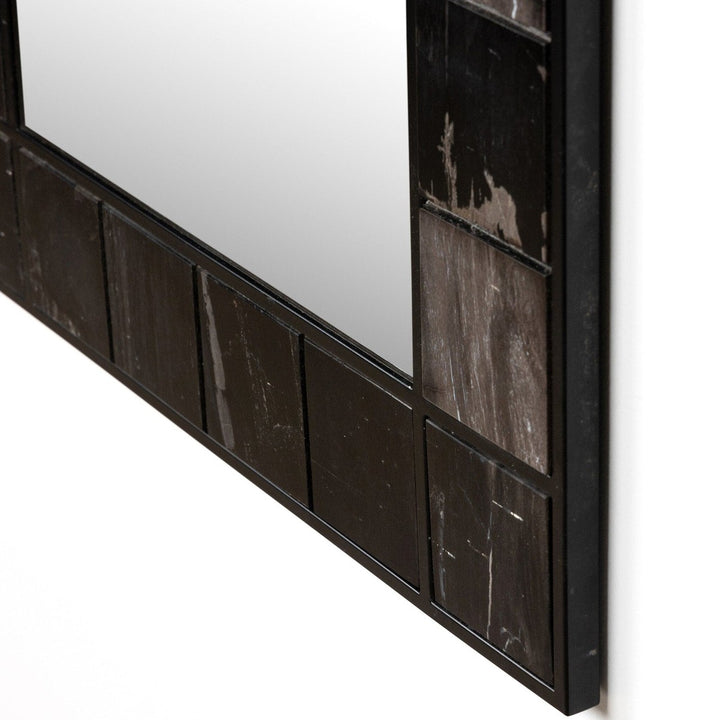 Sirius Mirror - Dark Petrified Wood