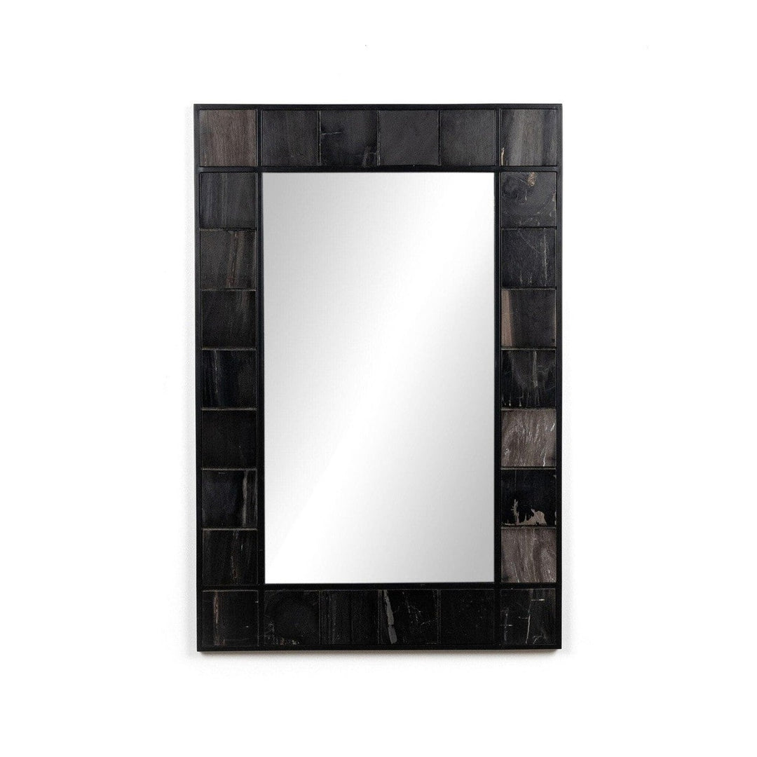 Sirius Mirror - Dark Petrified Wood